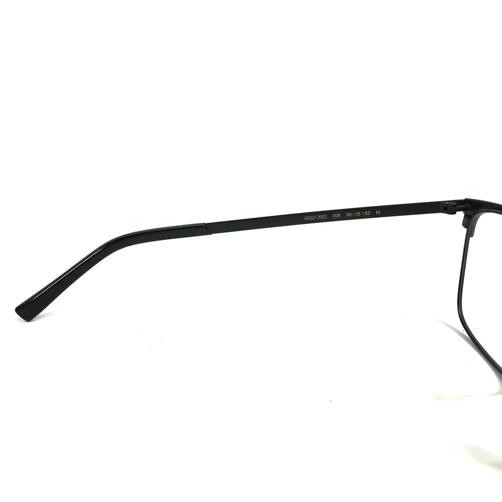 Gucci Eyeglasses Frames GG2135O 006 Matte Black Square Full Rim 56-18-155
